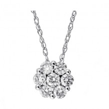 Gems One 14Kt White Gold Diamond (1/4Ctw) Pendant