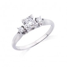 Camelot 10k White Gold Grace Wedding Band