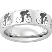 Serinium Pipe Cut Band with Bike1 Laser Engraving