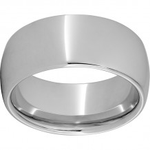 Serinium 10mm Dome Band with Polished Finish