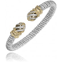 Vahan 14k Gold & Sterling Silver Diamond Bracelet