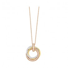 Gems One 14Kt White Yellow Rose Gold Diamond (1/2Ctw) Pendant