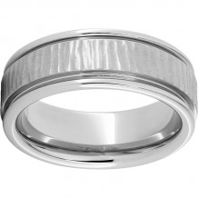 Serinium Rounded Edge Band with Bark Finish