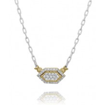 Vahan 14k Gold & Sterling Silver Diamond Necklace