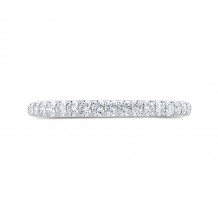 Shah Luxury 14K White Gold Diamond Wedding Band