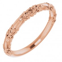 14K Rose Matching Band