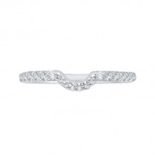 Shah Luxury 14K White Gold Diamond Wedding Band