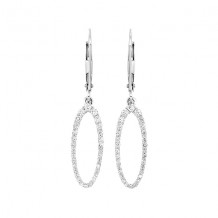 Gems One 14Kt White Gold Diamond (1/2Ctw) Earring