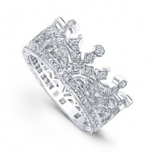 Beverley K 18k White Gold Diamond Band