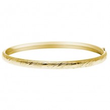 14K Yellow Gold Bangle Bracelet