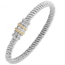 Alwand Vahan 4mm 14k Gold & Sterling Silver Diamond Bracelet