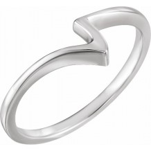 14K White Band