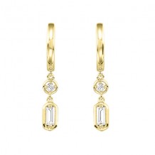 Gems One 14Kt Yellow Gold Diamond (1/6Ctw) Earring