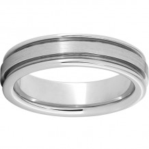 Serinium Rounded Edge Band with Satin Finish