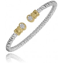 Vahan 14k Gold & Sterling Silver Diamond Bracelet