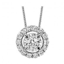 Gems One 14Kt White Gold Diamond (1Ctw) Pendant