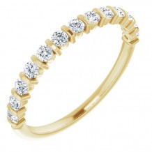 14K Yellow 3/8 CTW Diamond Anniversary Band