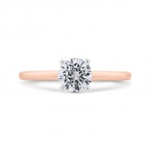 Shah Luxury 14K Two-Tone Gold Diamond Engagement Ring (Semi-Mount)