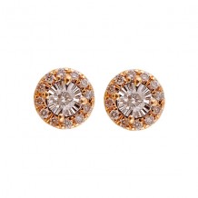 Gems One 14Kt Yellow Gold Diamond (1/8Ctw) Earring