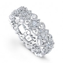 Beverley K 18k White Gold Diamond Band