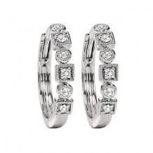 Gems One 10Kt White Gold Diamond (1/8Ctw) Earring