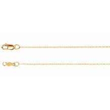 14K Yellow .75 mm Rope 7 Chain