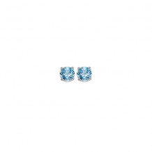 Gems One 14Kt White Gold Blue Topaz (1/4 Ctw) Earring