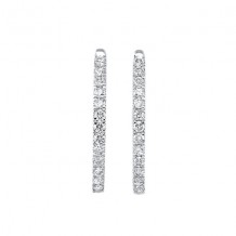 Gems One 14Kt White Gold Diamond (1/4Ctw) Earring