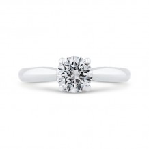 Shah Luxury 14K White Gold Diamond Engagement Ring (Semi-Mount)