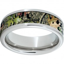 Serinium Pipe Cut Band with Mossy Oak Obsession Inlay