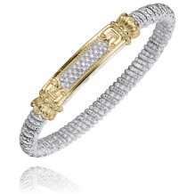 Vahan 14k Gold & Sterling Silver Diamond Bracelet