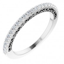 14K White 1/5 CTW Diamond Anniversary Band