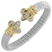 Alwand Vahan 8mm 14k Gold & Sterling Silver Diamond Bracelet