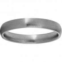 Titanium Domed Band with Satin Finish