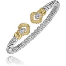 Vahan 14k Gold & Sterling Silver Diamond Bracelet