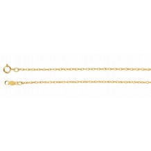 14K Yellow 1.25 mm Rope 7 Chain