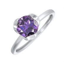 Gems One Silver Amethyst (1 1/4 Ctw) Ring