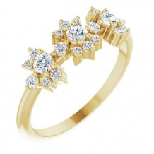 14K Yellow 3/8 CTW Diamond Anniversary Band