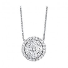 Gems One 14Kt White Gold Diamond (3/8Ctw) Necklace
