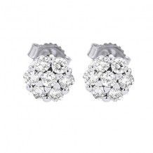 Gems One 14Kt White Gold Diamond (1Ctw) Earring