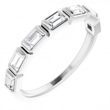 14K White 1/2 CTW Diamond Anniversary Band