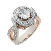 Jewelry Innovations 14K White Gold Semi Mount Engagement Ring