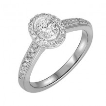 Gems One 14Kt White Gold Diamond(5/8Ctw) Ring