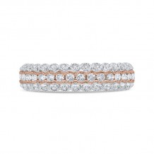 Shah Luxury 14K Two-Tone Diamond Wedding Band