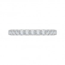 Shah Luxury 14K White Gold Diamond Wedding Band