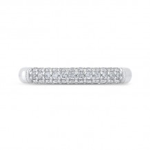 Shah Luxury Round Diamond Wedding Band In 14K White Gold