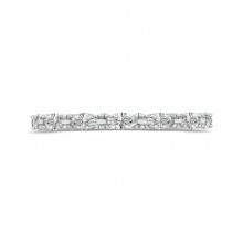 Shah Luxury 14K White Gold Marquise Diamond Wedding Band