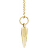 14K Yellow Geometric 16-18 Necklace photo 2