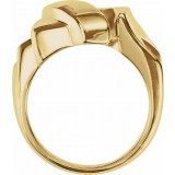 14K Yellow Freeform Remount Ring photo 2