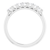 14K White 3/8 CTW Diamond Anniversary Band photo 2